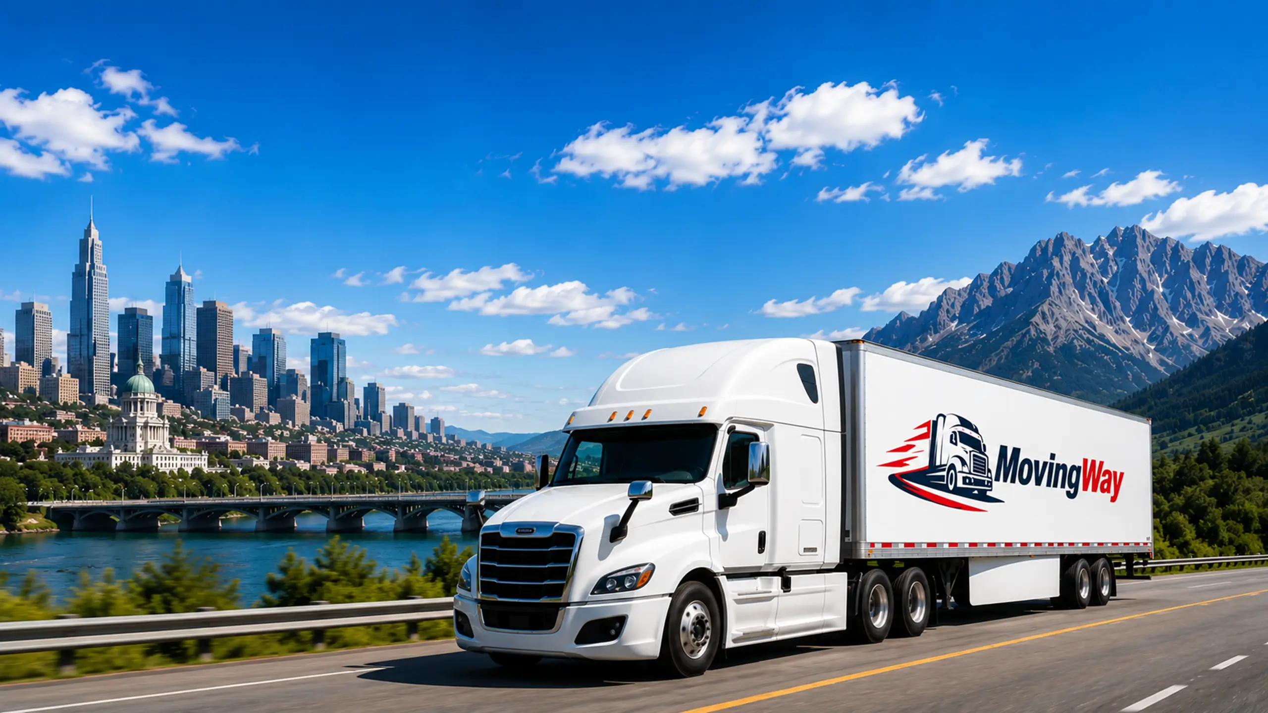 Montreal to Calgary moving route