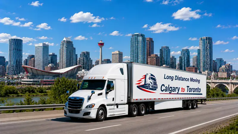 Calgary to Toronto moving route