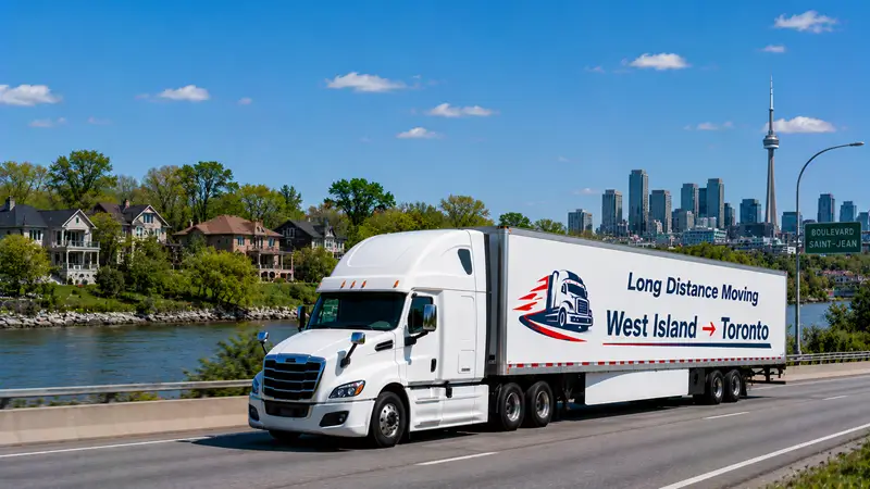 West Island to Toronto moving route